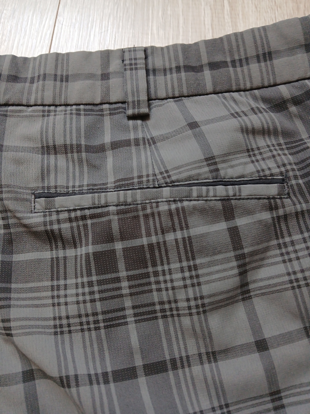 Nike Golf Tour Performance Dri-Fit Pants Men's Size 38 X 32 Gray Plaid - Picture 10 of 13